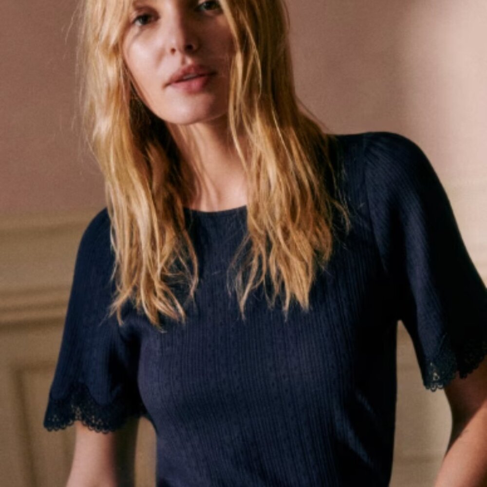 Sezane clea top